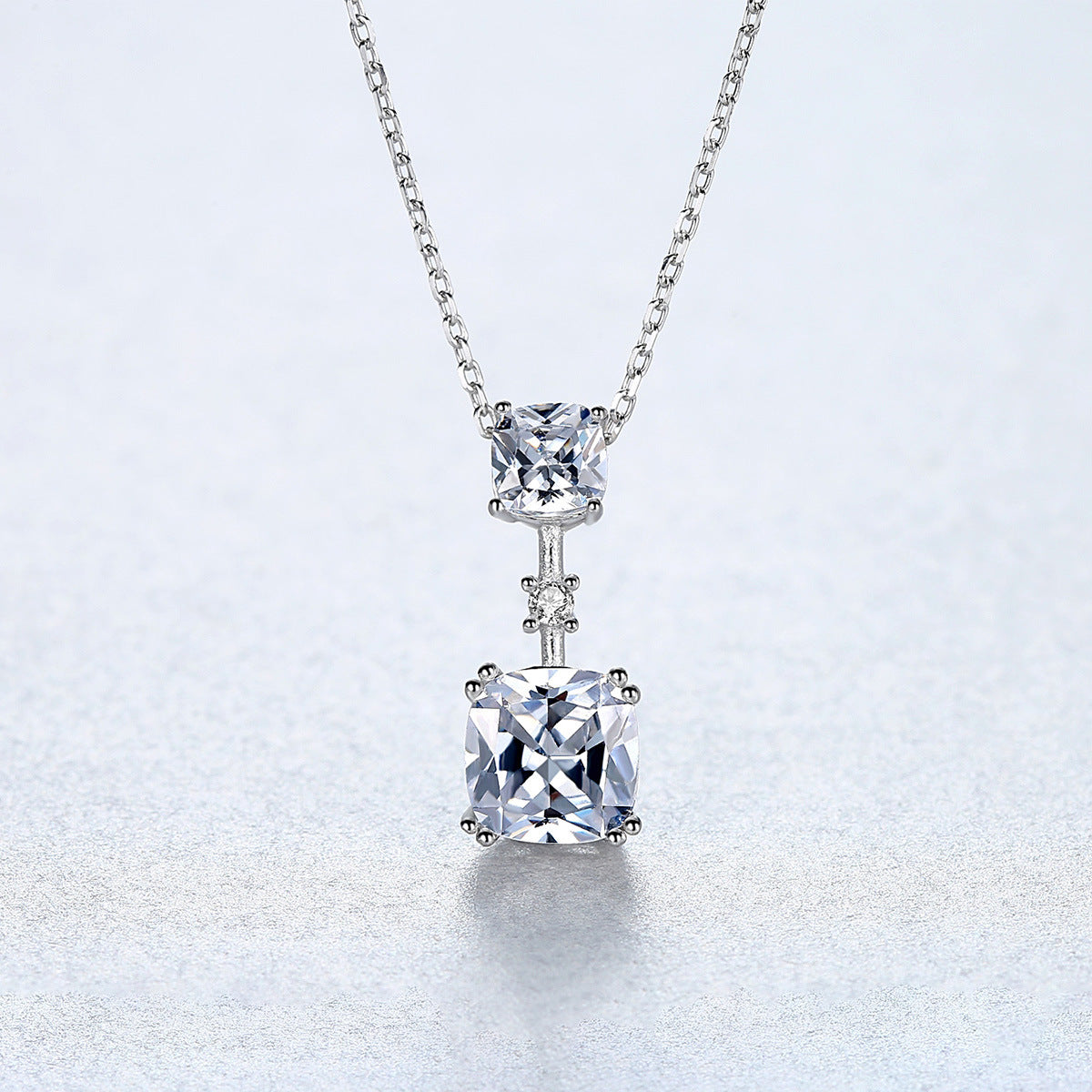 Simple Female Silver Necklace Silver Jewelry