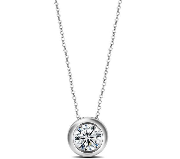 Women's silver jewelry pendant necklace