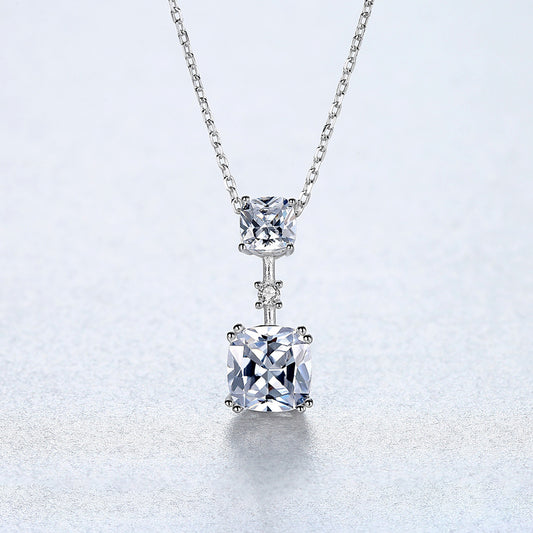 Simple Female Silver Necklace Silver Jewelry