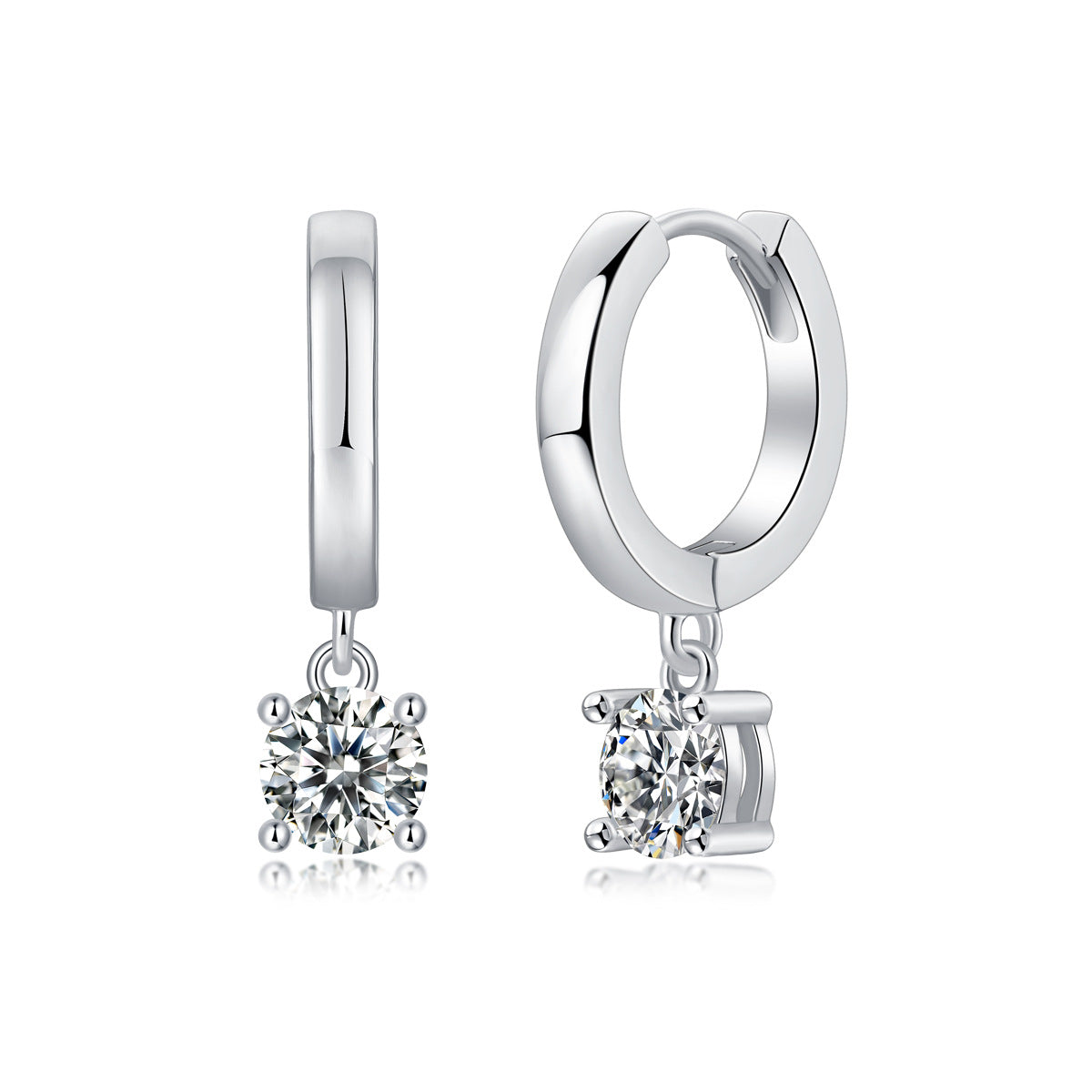 Moissanite Ear Ring Female Temperament Wedding Affordable Luxury Fashion